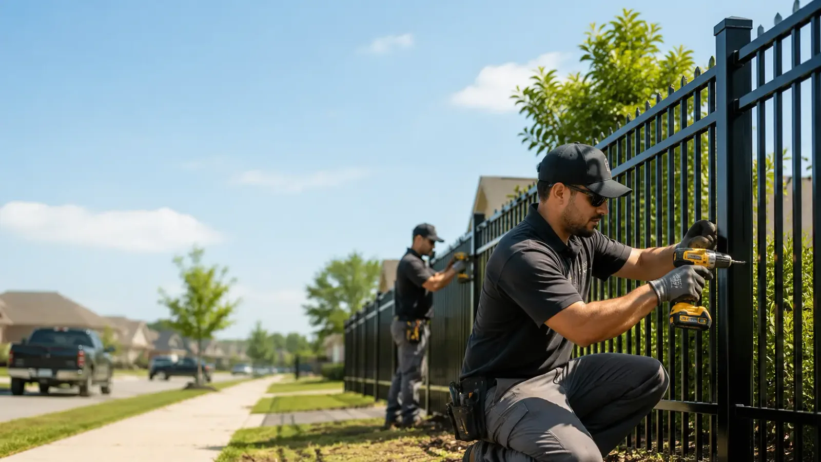 Metal Fence Installation in Hobbs, IN